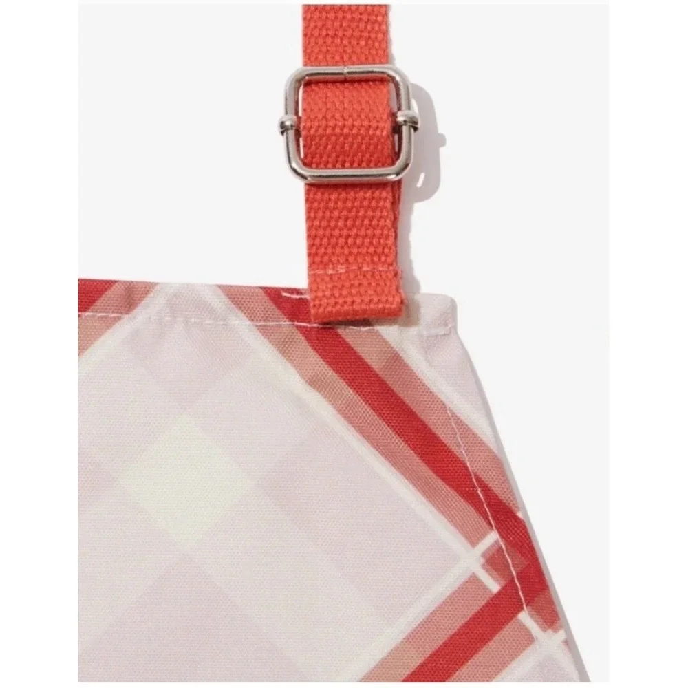 NWT Sewing Down South Cooking Apron Perfectly Plaid 27x31 Designed Craig Conover